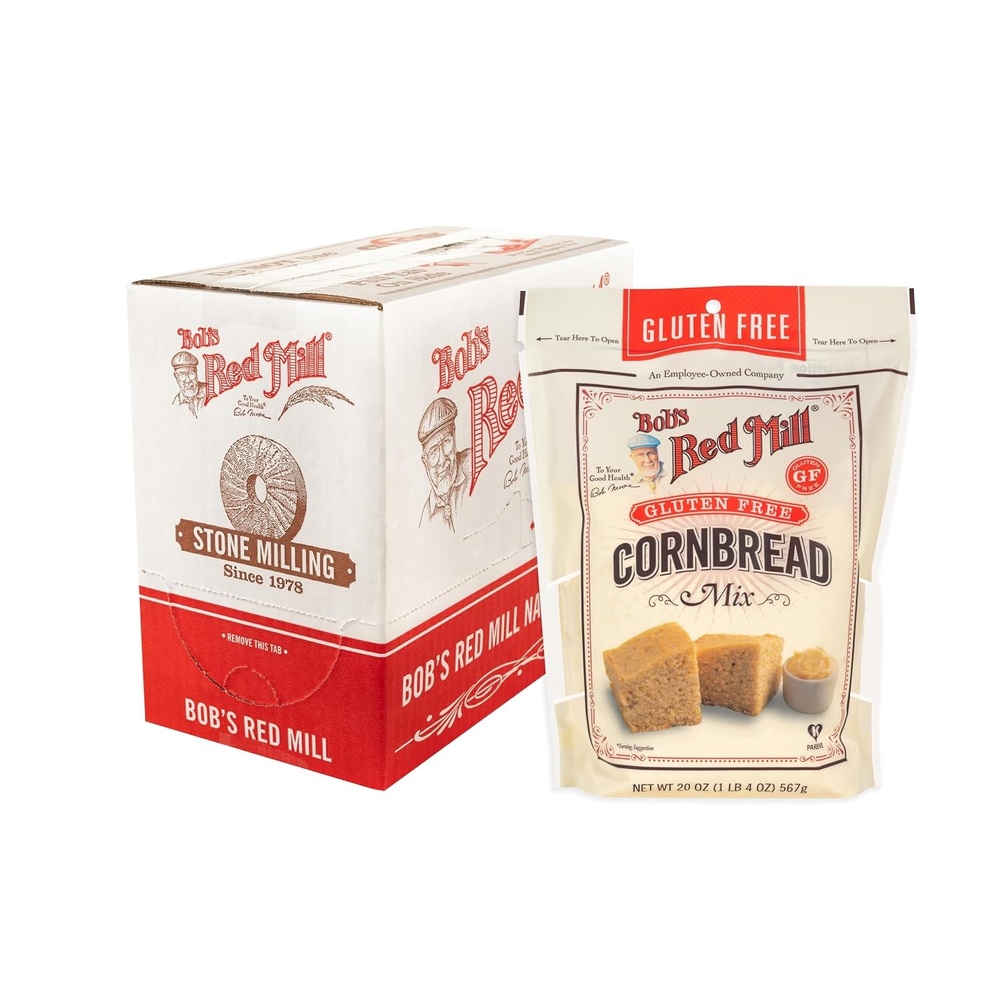 image:imageBobs Red Mill Bread Mix Gluten Free Cornbread 20 oz20 Ounce Pack of 4
