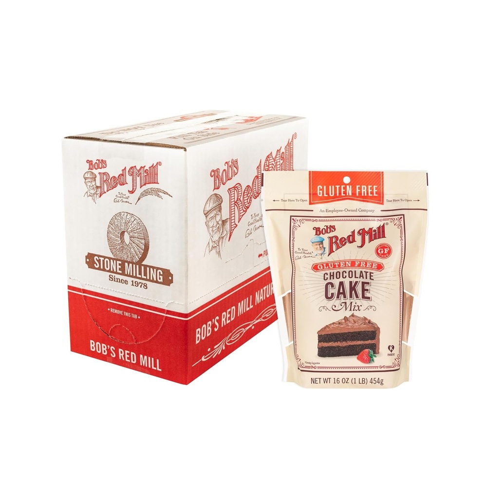 image:imageBobs Red Mill Gluten Free Chocolate Cake Mix 16oz 4 Pack16 Ounce Pack of 4