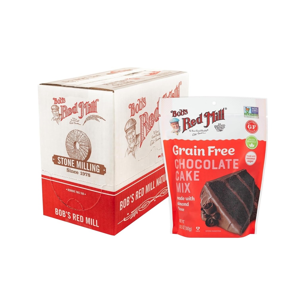 image:imageBobs Red Mill Grain Free Chocolate Cake Mix 105oz Pack of 5  Non GMO Grain Free Paleo Friendly Kosher105 Ounce Pack of 5