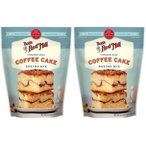 Bob’s Red Mill Cinnamon Swirl Coffee Cake Baking Mix, 18.5oz (4 Pack)(18.5 Ounce (Pack of 2))