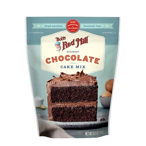 Bob’s Red Mill Decadent Chocolate Cake Mix – 15.5 oz Bag (Pack of 4) – Simple Clean Ingredients, Homemade Taste, Non-GMO(15.5 Ounce (Pack of 1))