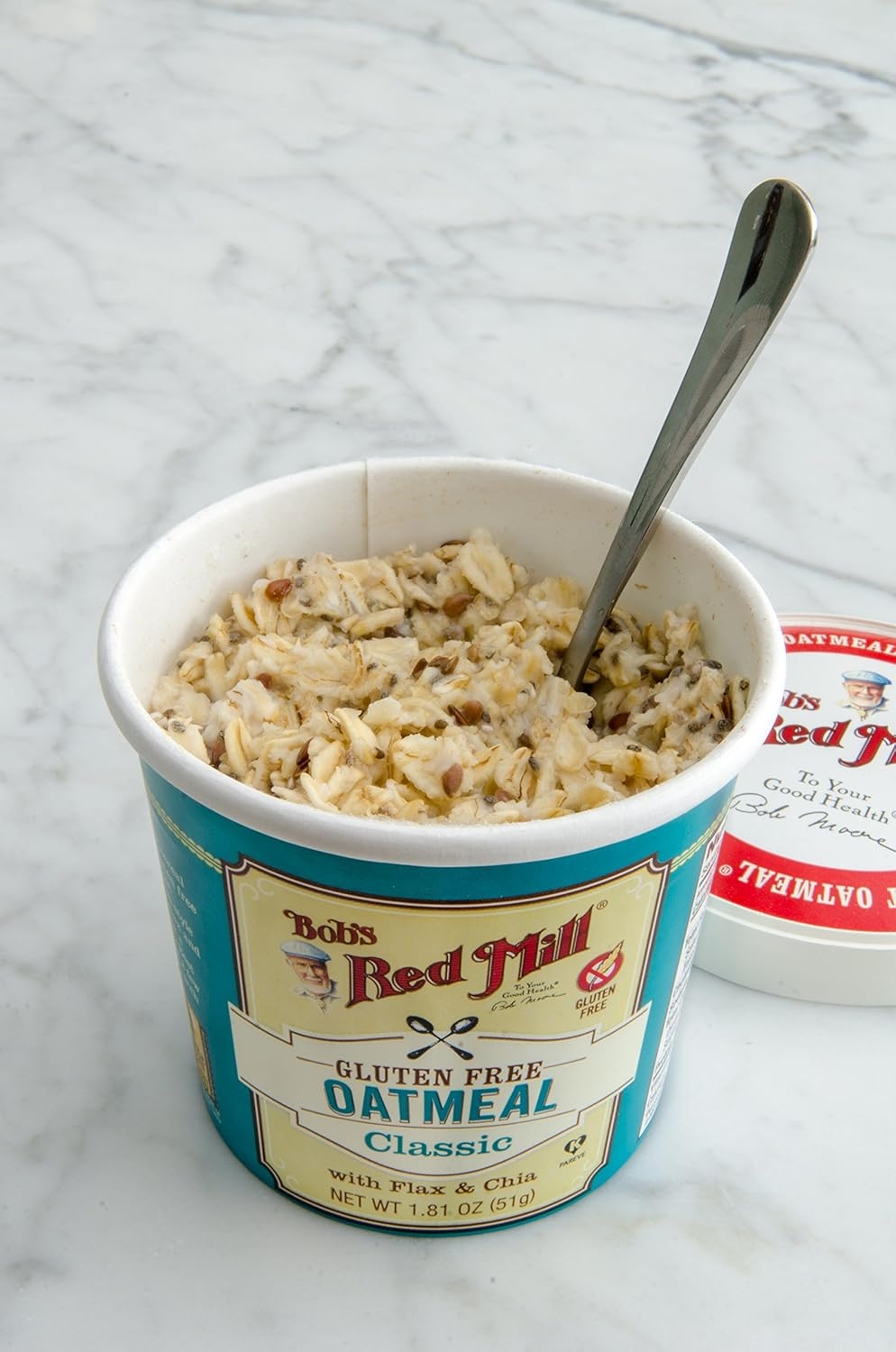 image:imageBobs Red Mill Apple Cinnamon Gluten Free Oatmeal Cup 12 CountUnflavored