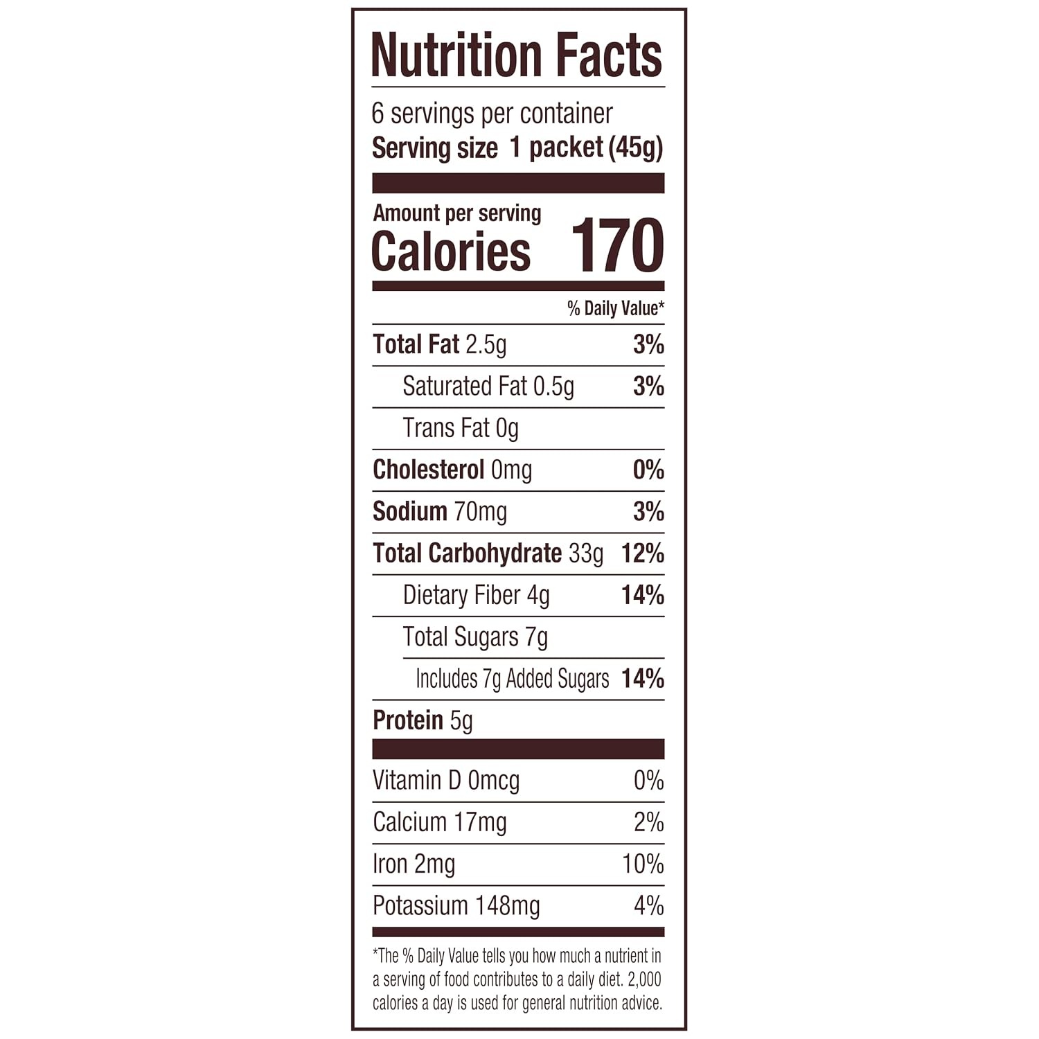 image:imageBobs Red Mill Apple Cinnamon Instant Oatmeal Packets 6 packetsMaple Brown Sugar