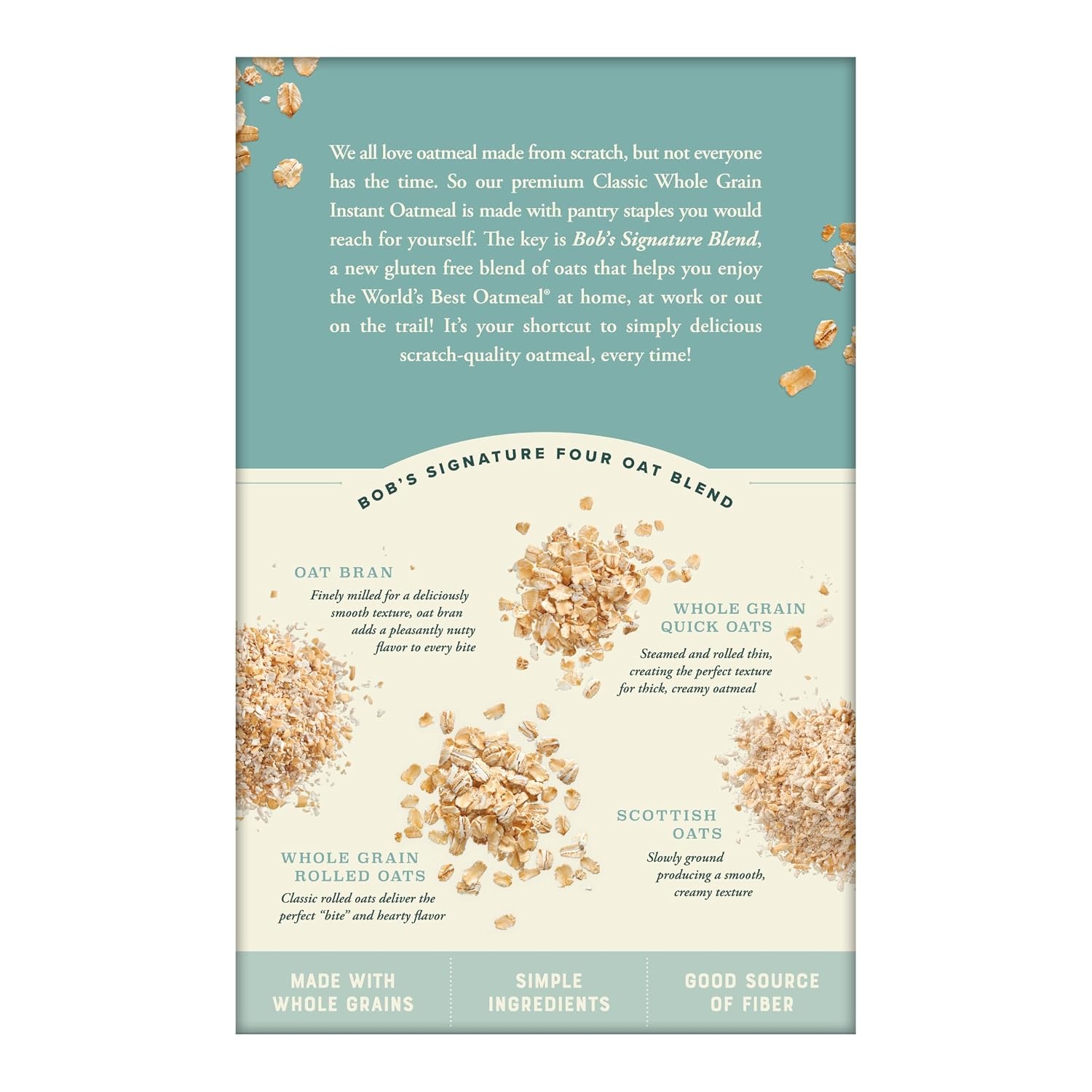 image:imageBobs Red Mill Apple Cinnamon Instant Oatmeal Packets 6 packetsMaple Brown Sugar