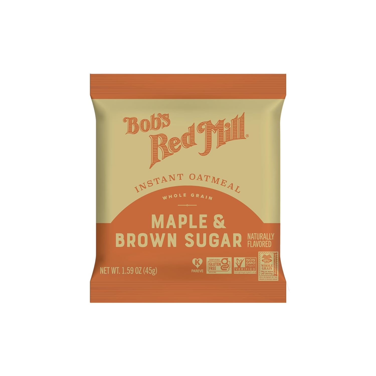 image:imageBobs Red Mill Apple Cinnamon Instant Oatmeal Packets 6 packetsMaple Brown Sugar