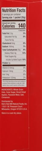 image:imageBobs Red Mill Brown Sugar amp Maple Oatmeal Packets 8 packets Pack of 1 Non GMO Gluten Free Whole Grain Kosher988 Ounce Pack of 1