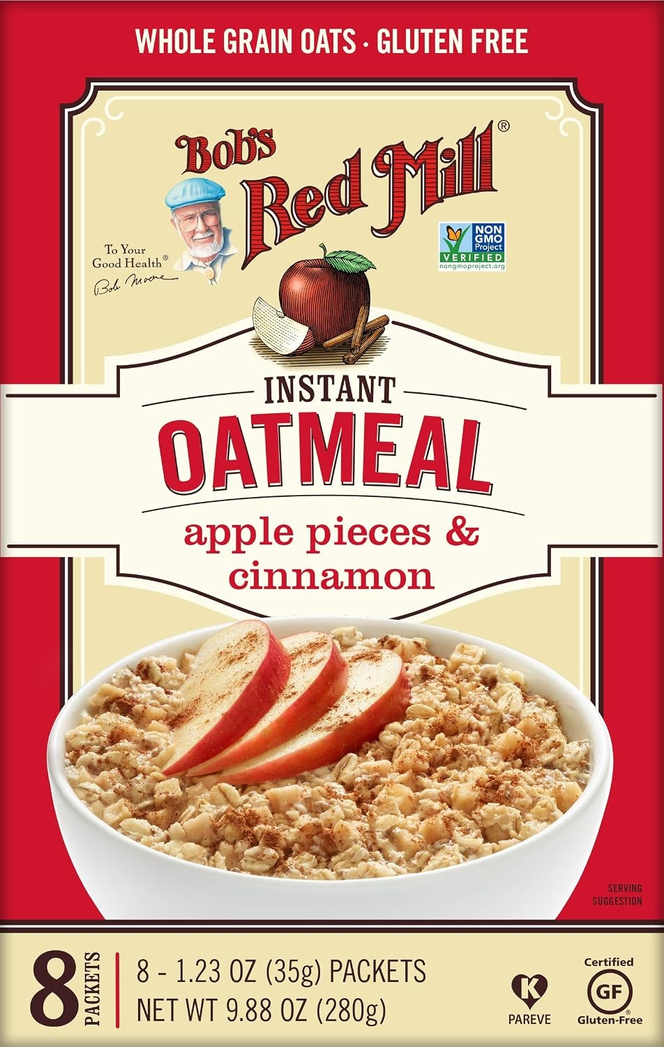 image:imageBobs Red Mill Brown Sugar amp Maple Oatmeal Packets 8 packets Pack of 1 Non GMO Gluten Free Whole Grain Kosher988 Ounce Pack of 1