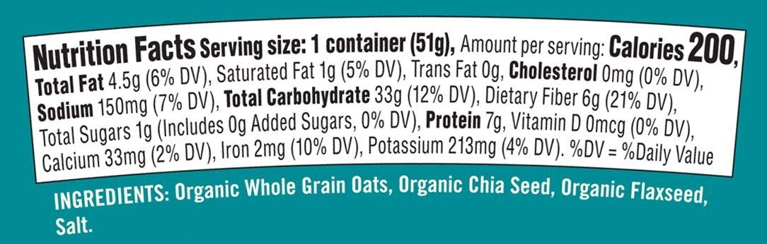 image:imageBobs Red Mill Classic Organic Gluten Free Oatmeal Cup 12 Count