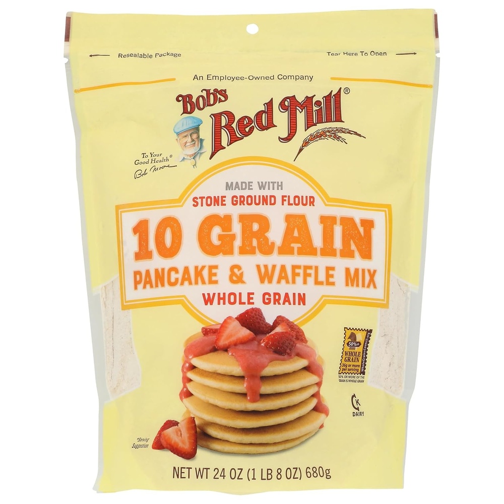 image:imageBobs Red Mill 10 Grain Pancake Mix 24oz 4 Pack24 Ounce Pack of 1