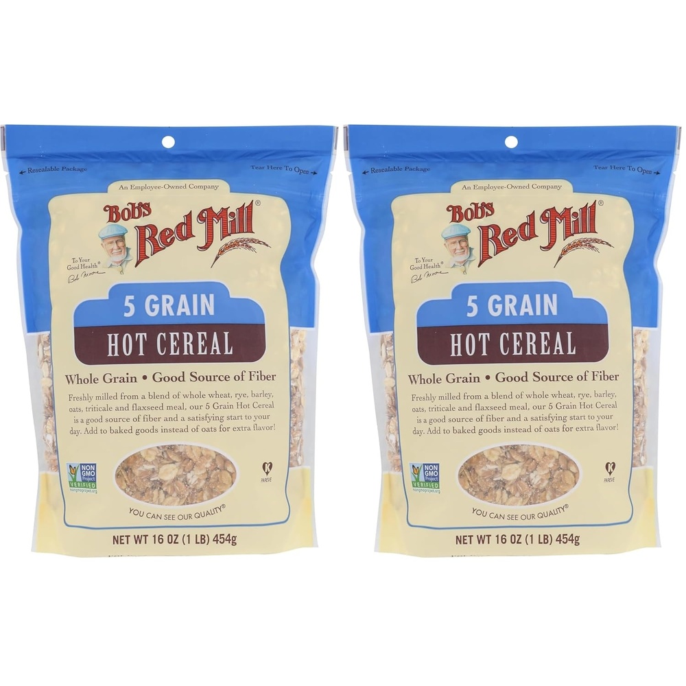 image:imageBobs Red Mill 5 Grain Hot Cereal 16oz 4 Pack16 Ounce Pack of 2