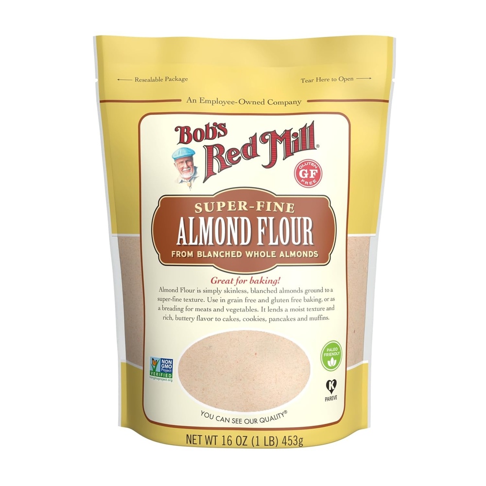 image:imageBobs Red Mill Blanched Almond Flour Finely Sifted  1 Pound Pack of 4  NonGMO Gluten Free Paleo Vegan Keto Friendly16 Ounce Pack of 1