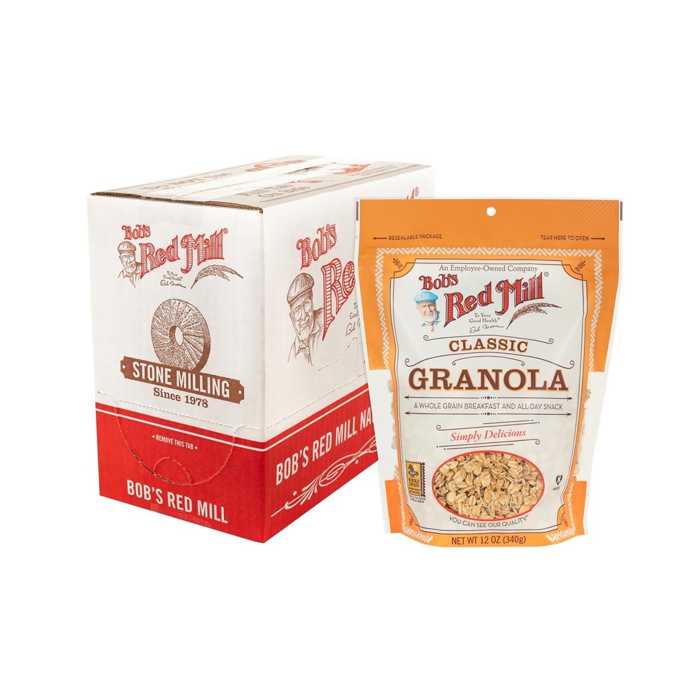 image:imageBobs Red Mill Classic Granola 12oz Pack of 4  Whole Grain Kosher48 ounce Pack of 1