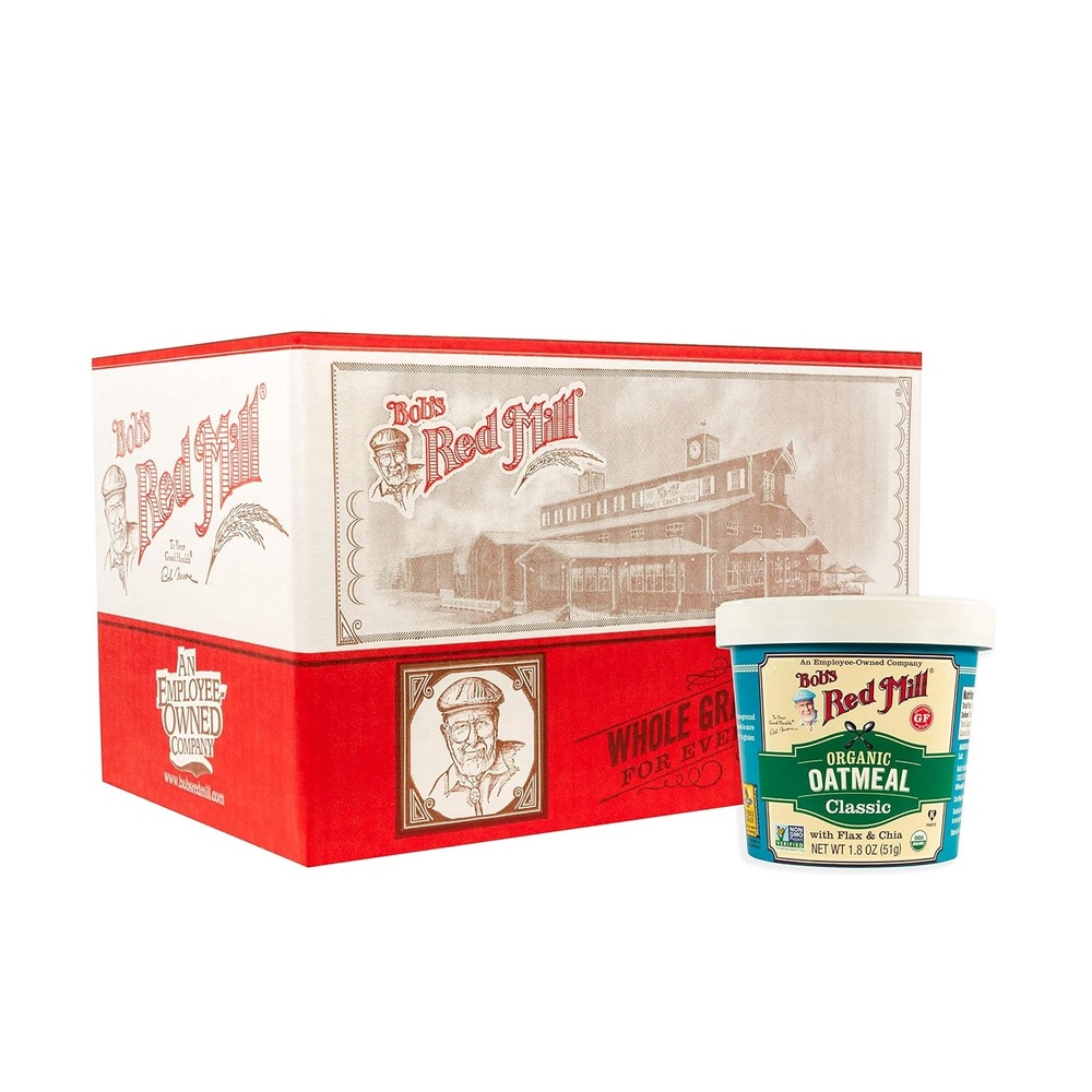 image:imageBobs Red Mill Classic Organic Gluten Free Oatmeal Cup 12 Count