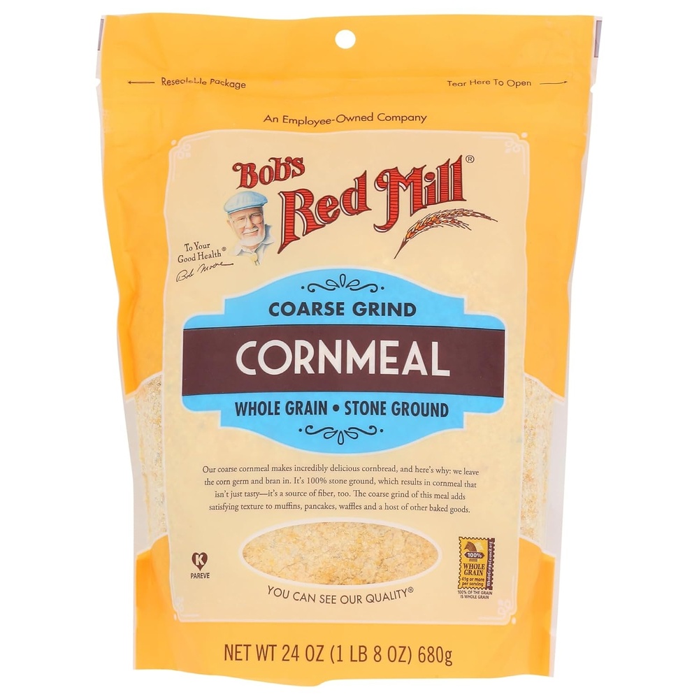 image:imageBobs Red Mill Coarse Grind Cornmeal 24oz Pack of 4  Whole Grain Vegan Kosher24 Ounce Pack of 1