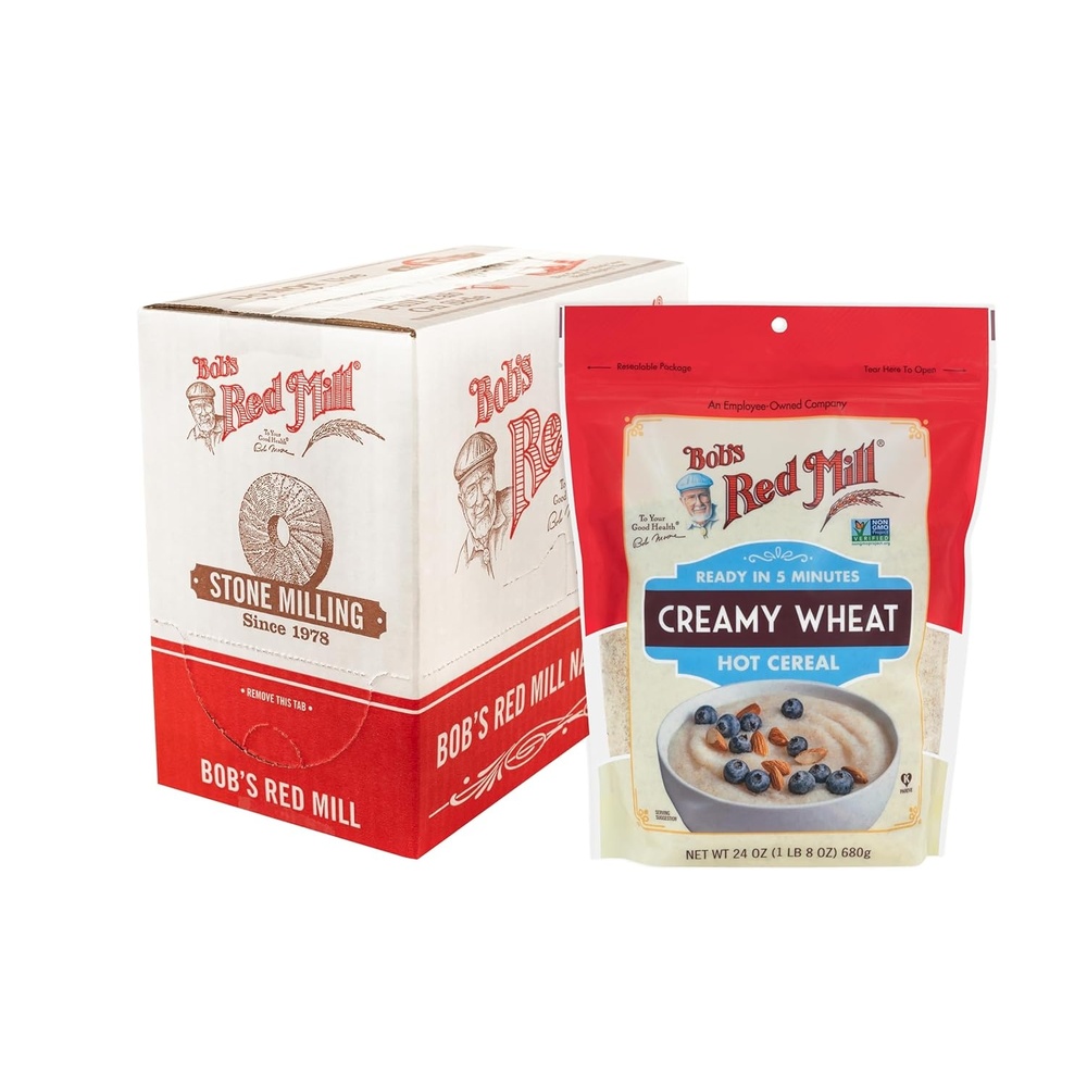 image:imageBobs Red Mill Creamy Wheat Hot Cereal 24oz 4 Pack24 Ounce Pack of 4