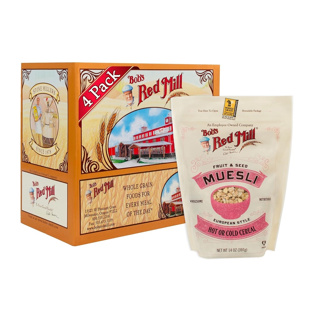 image:imageBobs Red Mill Fruit amp Seed Muesli 14oz 4 Pack14 Ounce Pack of 4
