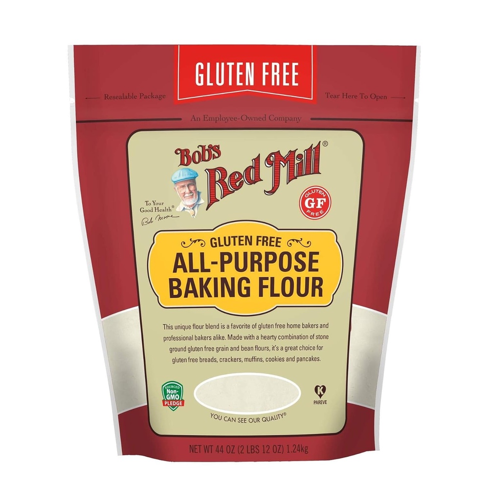 image:imageBobs Red Mill Gluten Free All Purpose Baking Flour 22oz Pack of 4  Gluten Free Vegan Kosher44 Ounce Pack of 1
