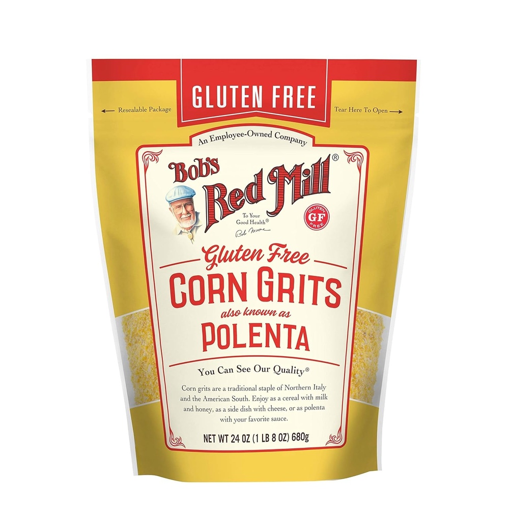 image:imageBobs Red Mill Gluten Free Corn GritsPolenta 24oz Pack of 4  Gluten Free Vegan Kosher24 Ounce Pack of 1