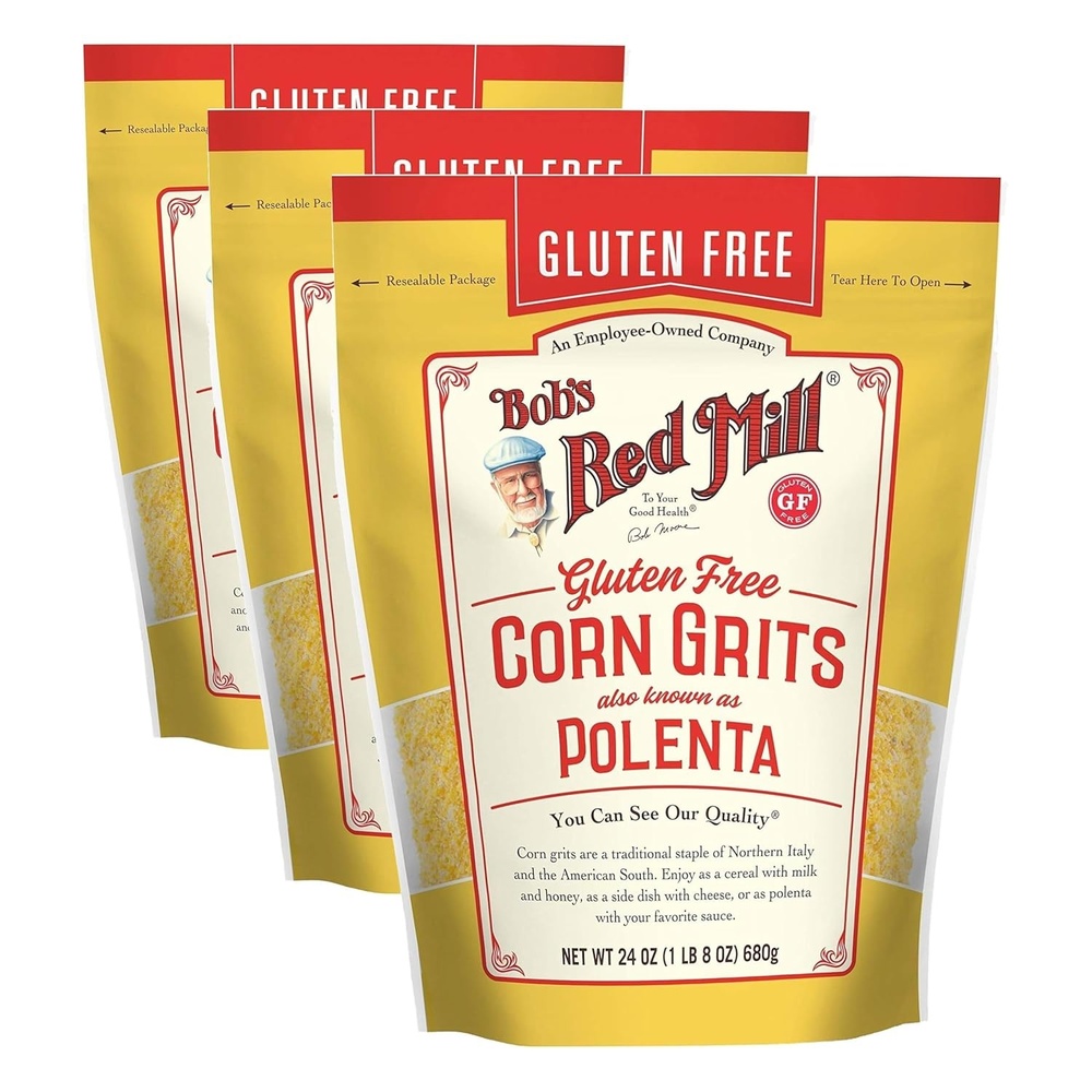 image:imageBobs Red Mill Gluten Free Corn GritsPolenta 24oz Pack of 4  Gluten Free Vegan Kosher24 Ounce Pack of 3