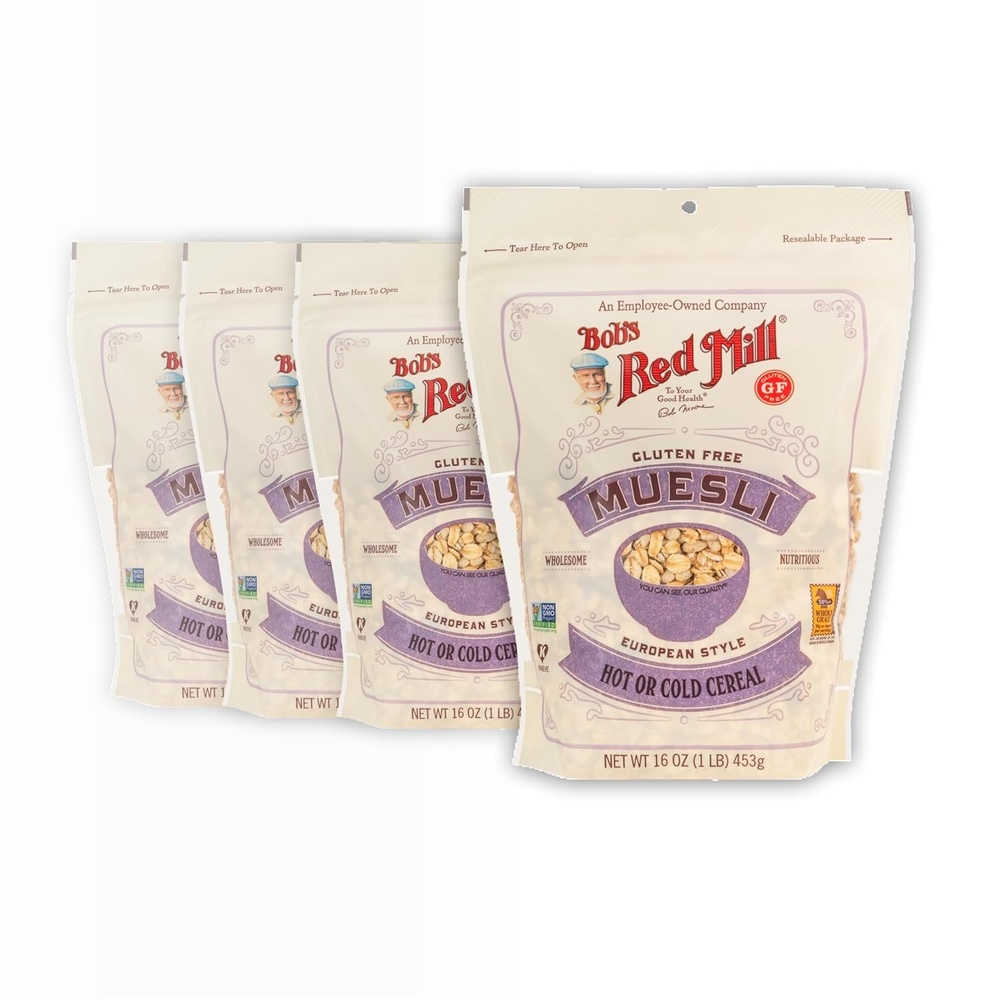 image:imageBobs Red Mill Gluten Free Muesli 16oz 4 Pack