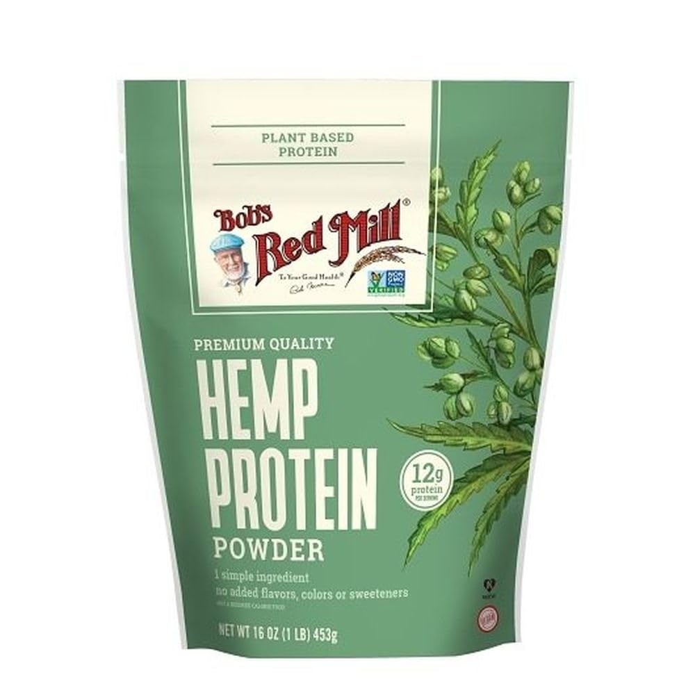 image:imageBobs Red Mill Hemp Protein Powder 16oz Pack of 4  Non GMO Vegan Paleo Friendly Keto Friendly Kosher