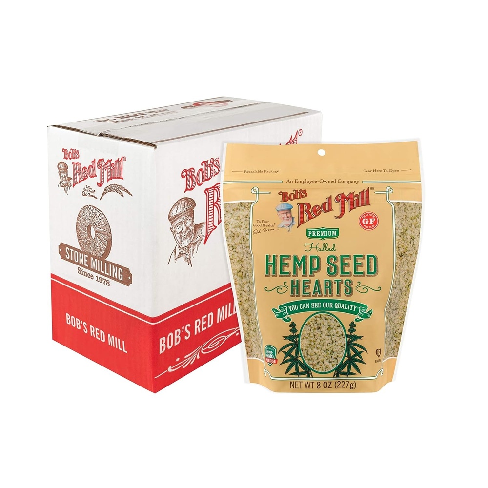 image:imageBobs Red Mill Hemp Seeds Hulled 8oz Pack of 5  Non GMO Vegan Paleo Friendly Keto Friendly Kosher8 Ounce Pack of 5