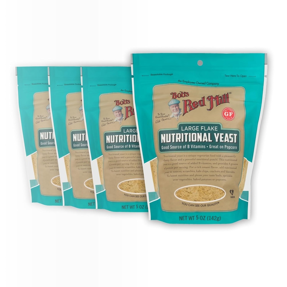 image:imageBobs Red Mill Nutritional Yeast 5oz Pack of 4  Vegan Paleo Friendly Kosher5 Ounce Pack of 4