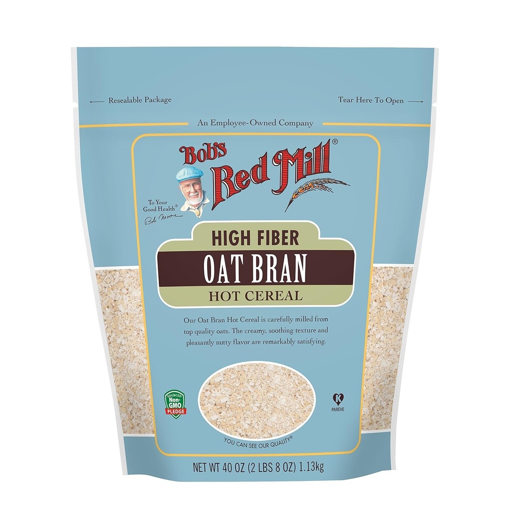 image:imageBobs Red Mill Oat Bran 40oz Pack of 4  Non GMO Vegan Kosher40 Ounce Pack of 1