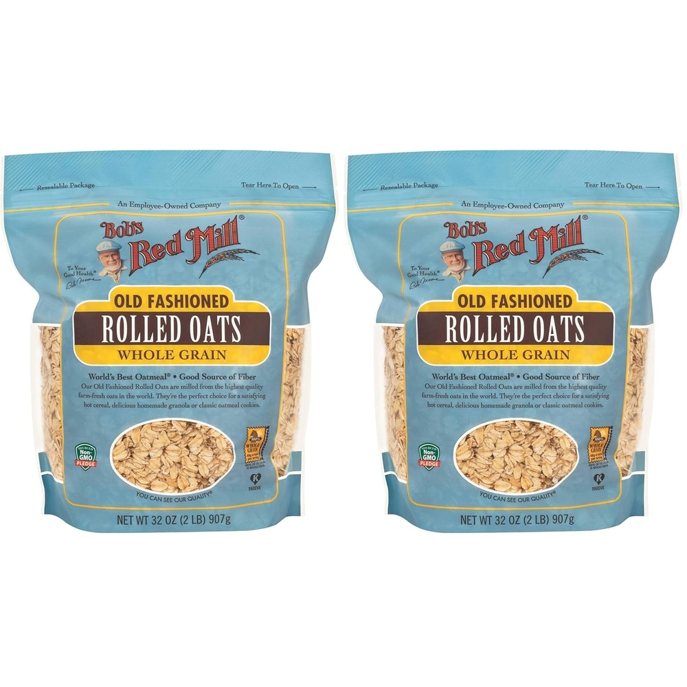 image:imageBobs Red Mill Old Fashioned Rolled Oats 32oz 4 Pack32 Ounce Pack of 2