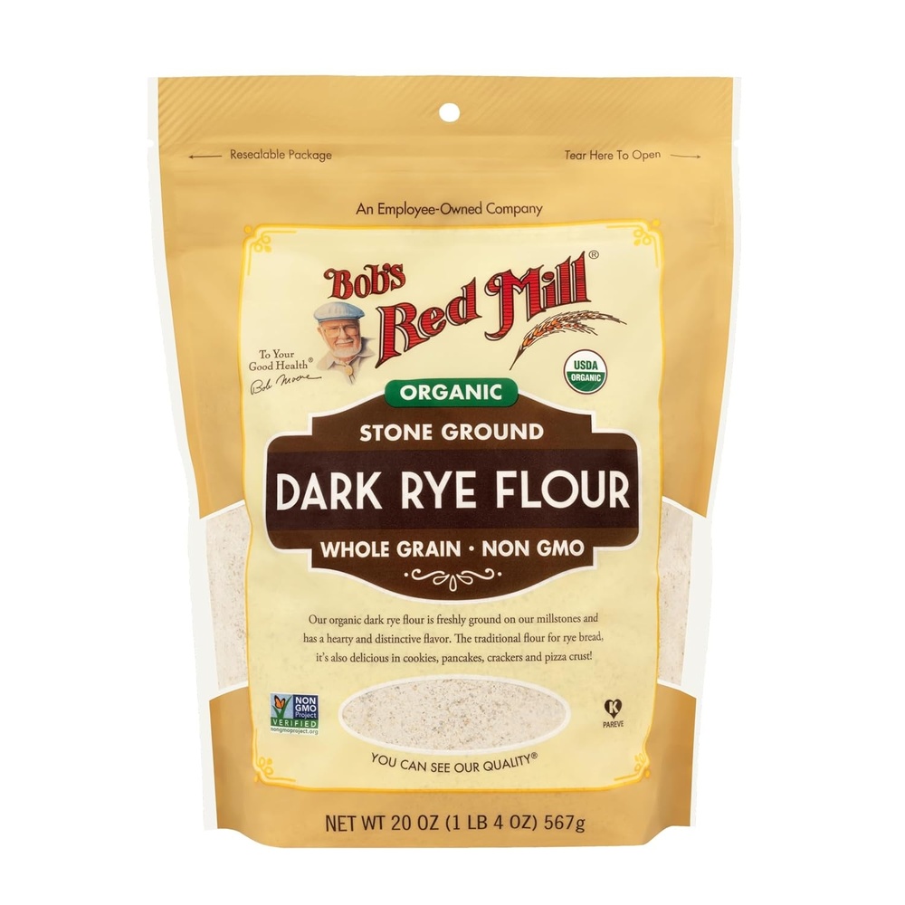 image:imageBobs Red Mill Organic Dark Rye Flour 20oz 4 PackOG Dark Rye Flour