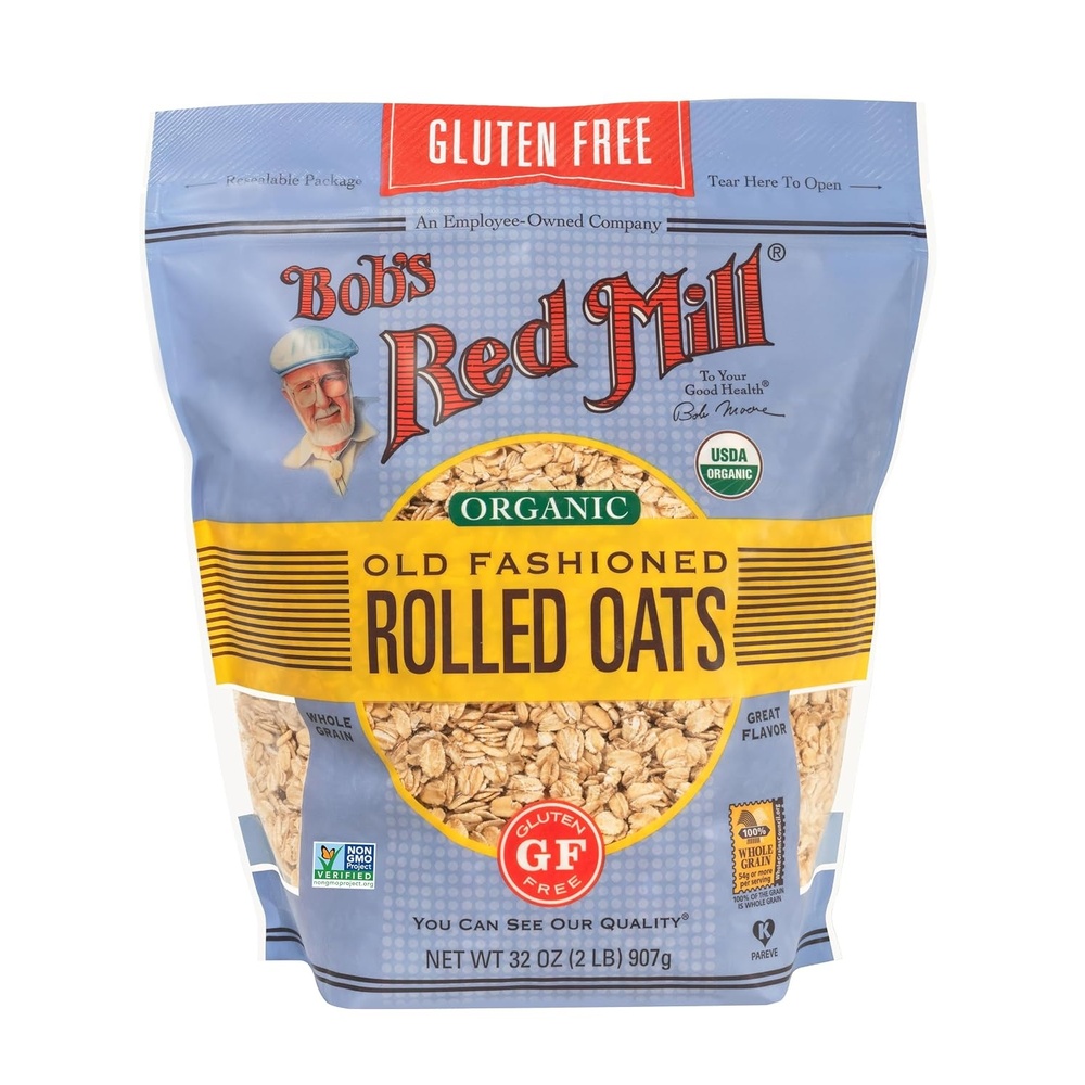 image:imageBobs Red Mill Organic Gluten Free Old Fashioned Rolled Oats  32ozUnflavored