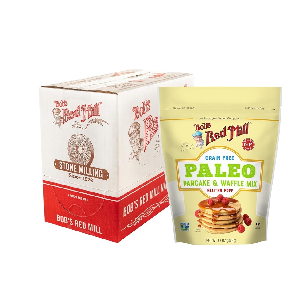 image:imageBobs Red Mill Paleo Pancake 13oz Pack of 4  Non GMO Paleo Friendly Kosher13 Ounce Pack of 4