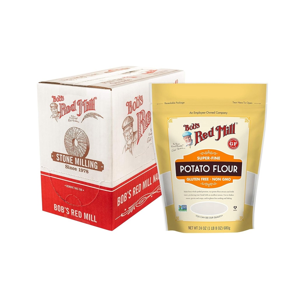 image:imageBobs Red Mill Potato Flour 24oz Pack of 4  Non GMO Vegan Kosher24 Ounce Pack of 4