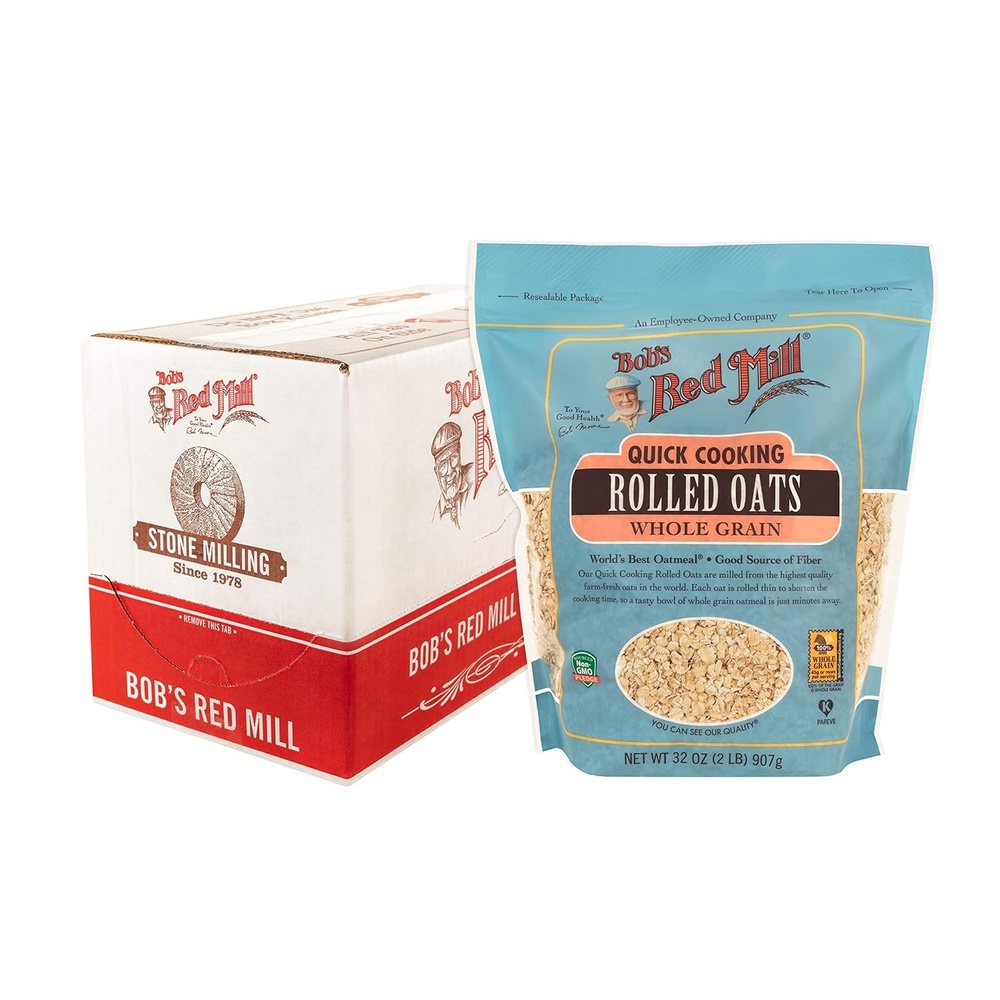 image:imageBobs Red Mill Quick Cooking Rolled Oats 32oz 4 Pack32 Ounce Pack of 4