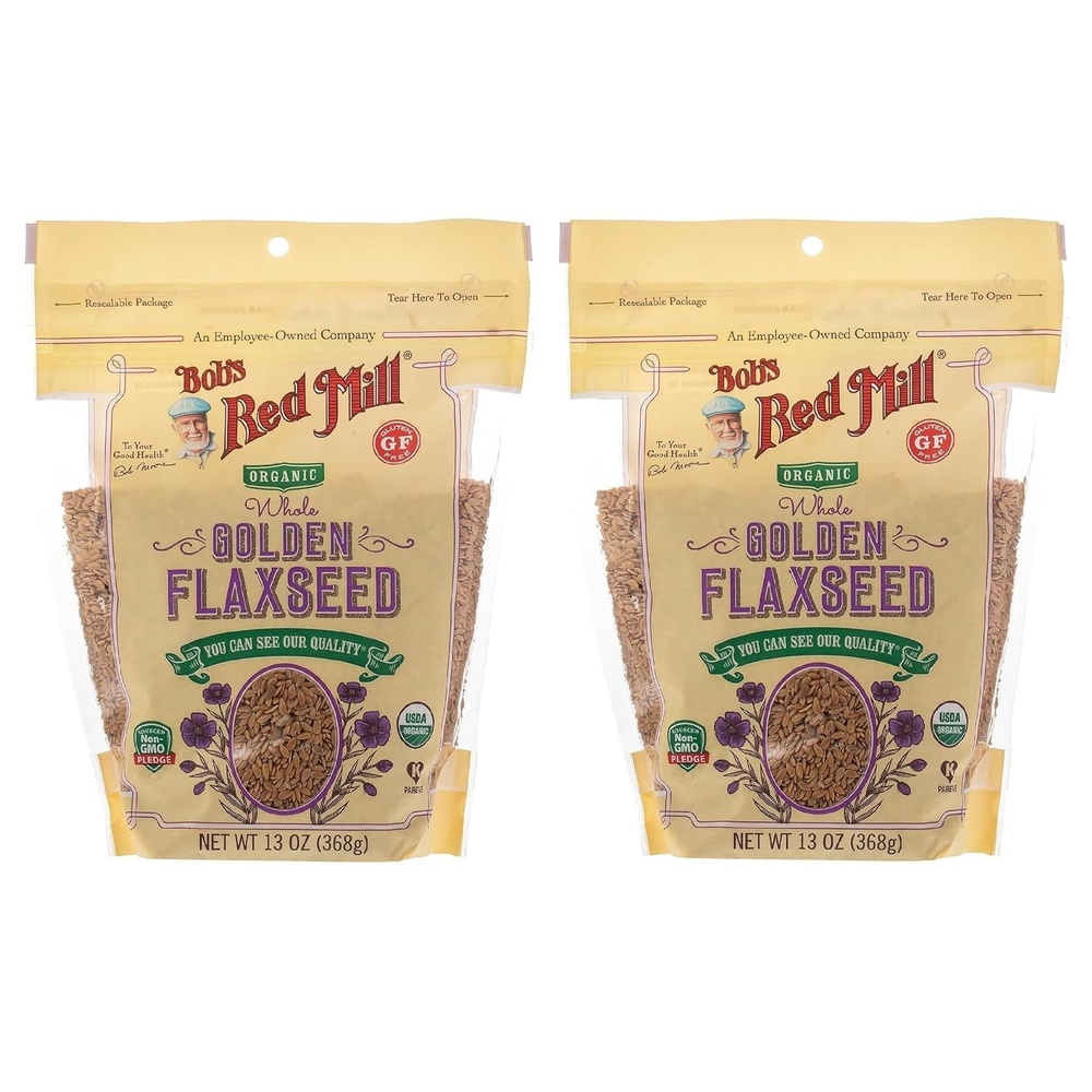image:imageBobs Red Mill Resealable Organic Whole Golden Flaxseed 13 Ounce Pack of 1Pack of 1