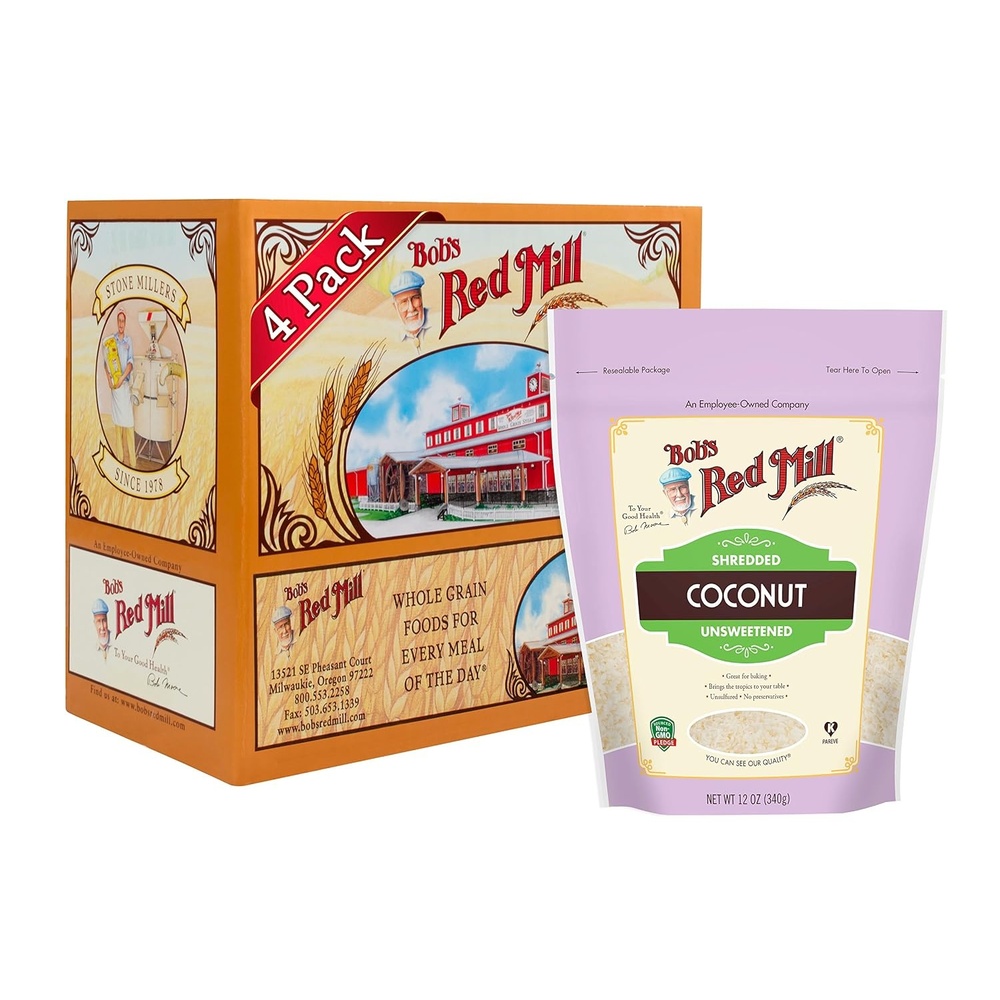image:imageBobs Red Mill Shredded Coconut 24oz 4 Pack12 Ounce Pack of 4