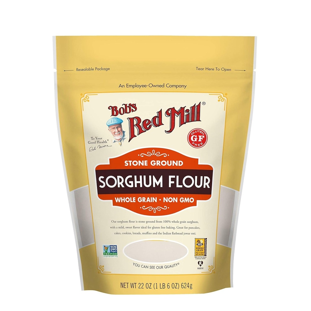 image:imageBobs Red Mill Sorghum Flour 22oz Pack of 4  Whole Grain Vegan Kosher22 Ounce Pack of 1
