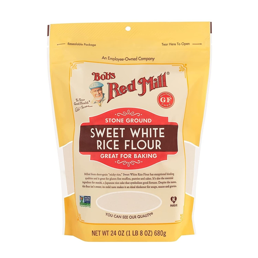 image:imageBobs Red Mill Sweet White Rice Flour 24oz Pack of 4  Non GMO Gluten Free Vegan Kosher24 Ounce Pack of 1