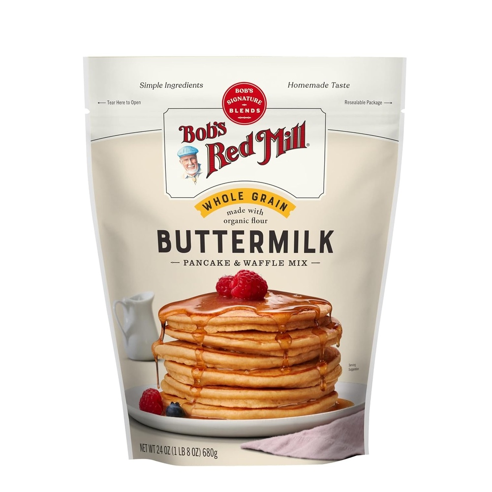 image:imageBobs Red Mill Whole Grain Buttermilk Pancake amp Waffle Mix 24oz24 Ounce Pack of 1