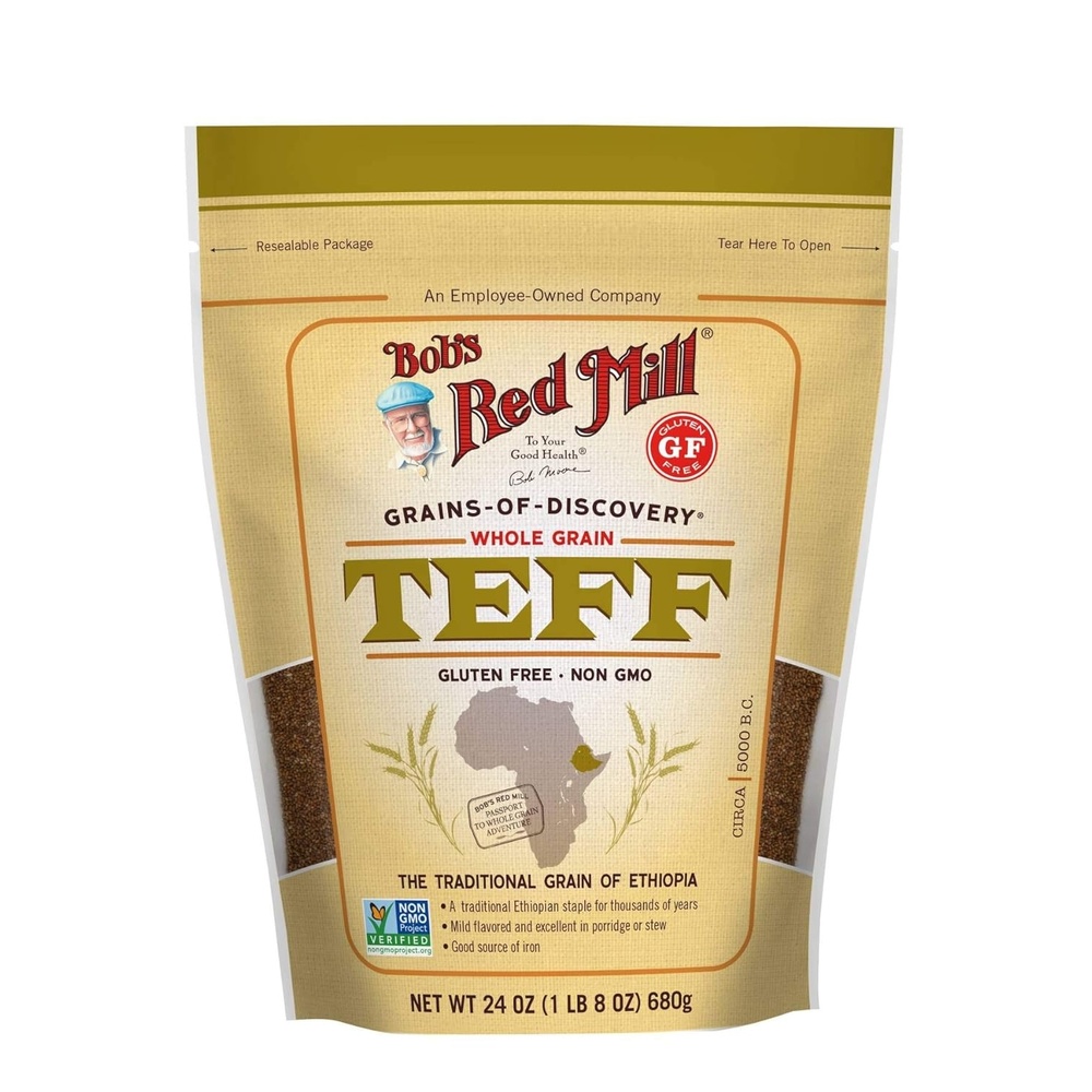 image:imageBobs Red Mill Whole Grain Teff 24oz Pack of 4  Non GMO Whole Grain Vegan Kosher24 Ounce Pack of 1
