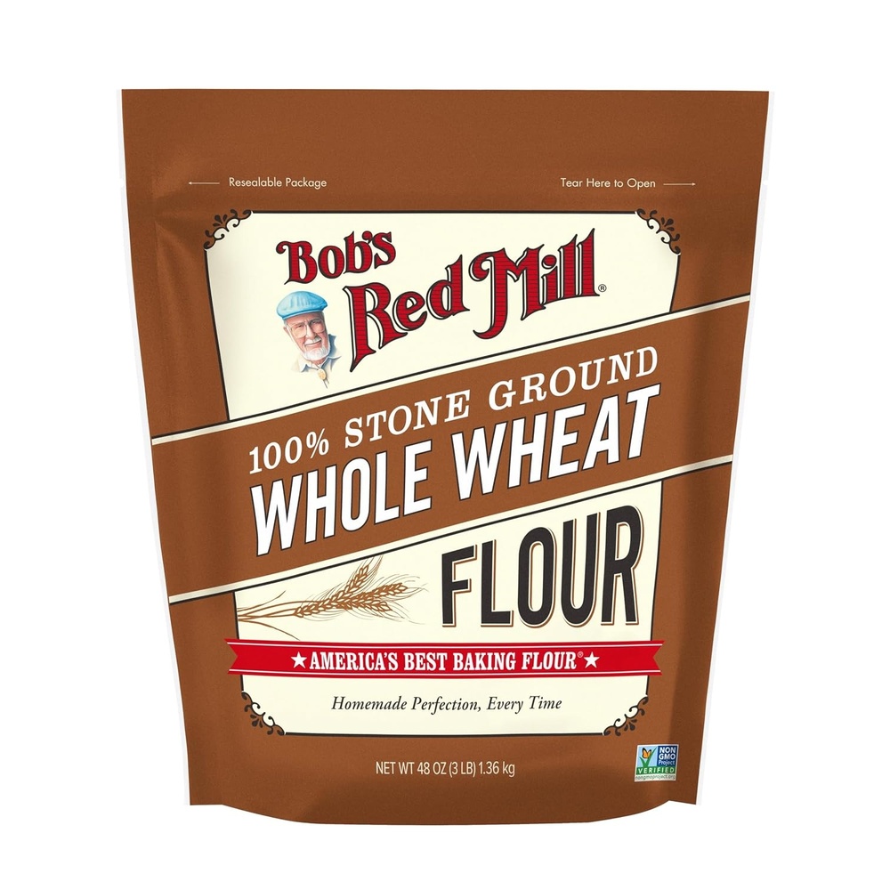 image:imageBobs Red Mill Whole Wheat Flour 3lb 4 Pack48 Ounce Pack of 1