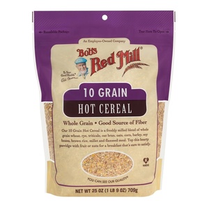 Bob’s Red Mill 10 Grain Hot Cereal, 25oz (4 Pack)(25 Ounce (Pack of 1))