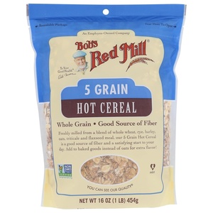 Bob’s Red Mill 5 Grain Hot Cereal, 16oz (4 Pack)(16 Ounce (Pack of 1))
