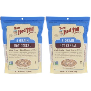 Bob’s Red Mill 5 Grain Hot Cereal, 16oz (4 Pack)(16 Ounce (Pack of 2))