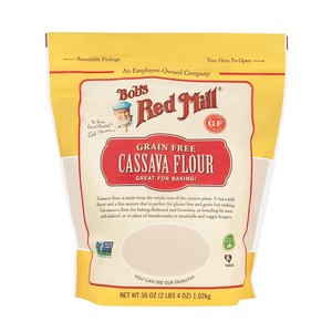 Bob’s Red Mill Cassava Flour, 20oz (Pack of 4) – Non GMO, Gluten Free, Vegan, Paleo Friendly, Kosher(Resealable)