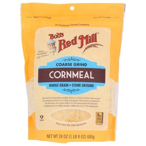 Bob’s Red Mill Coarse Grind Cornmeal, 24oz (Pack of 4) – Whole Grain, Vegan, Kosher(24 Ounce (Pack of 1))