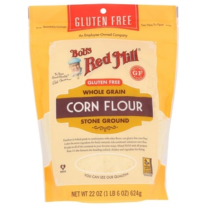 Bob’s Red Mill Gluten Free Corn Flour, 22oz (Pack of 4) – Gluten Free, Whole Grain, Vegan, Kosher(22 Ounce (Pack of 1))