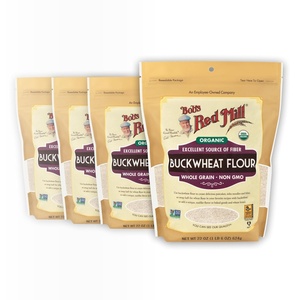 Bob’s Red Mill Organic Buckwheat Flour, 22oz (Pack of 4) – Organic, Non GMO, Whole Grain, Vegan, Kosher(22 Ounce (Pack of 4))