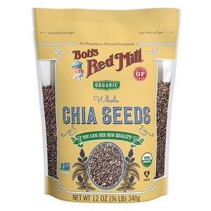Bob’s Red Mill Organic Chia Seeds, 12oz (5 Count)(12 Ounce (Pack of 1))