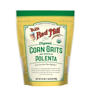 Bob’s Red Mill Organic Corn Grits / Polenta, 24oz (Pack of 4) – Organic, Vegan, Kosher(24 Ounce (Pack of 1))